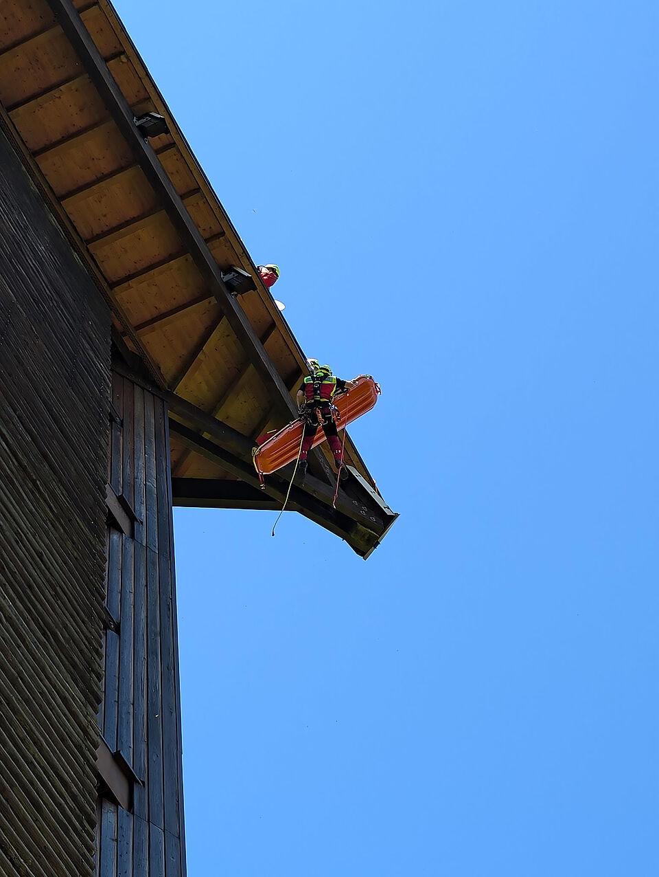 Abseilen vom Vitibuckturm
