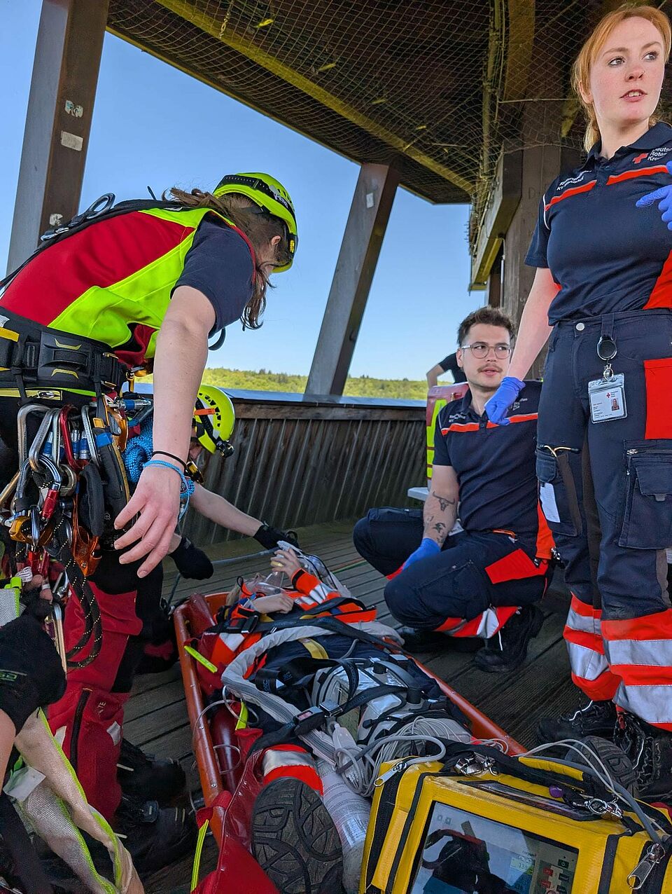 Patientenabtransport
